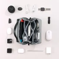 Portable Data Cable Storage Bag Digital USB Charger Earphone Wire Power Bank Organizer Box Travel Kit Storage Case Pouch