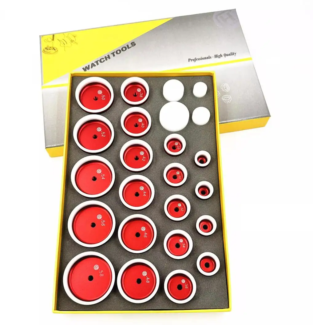 Watch Back Closer Watchmaker tools Watch Tools Pressure Repair Tool POM Case Crystal Glass Hand-tools prensa de reloj Press Dies