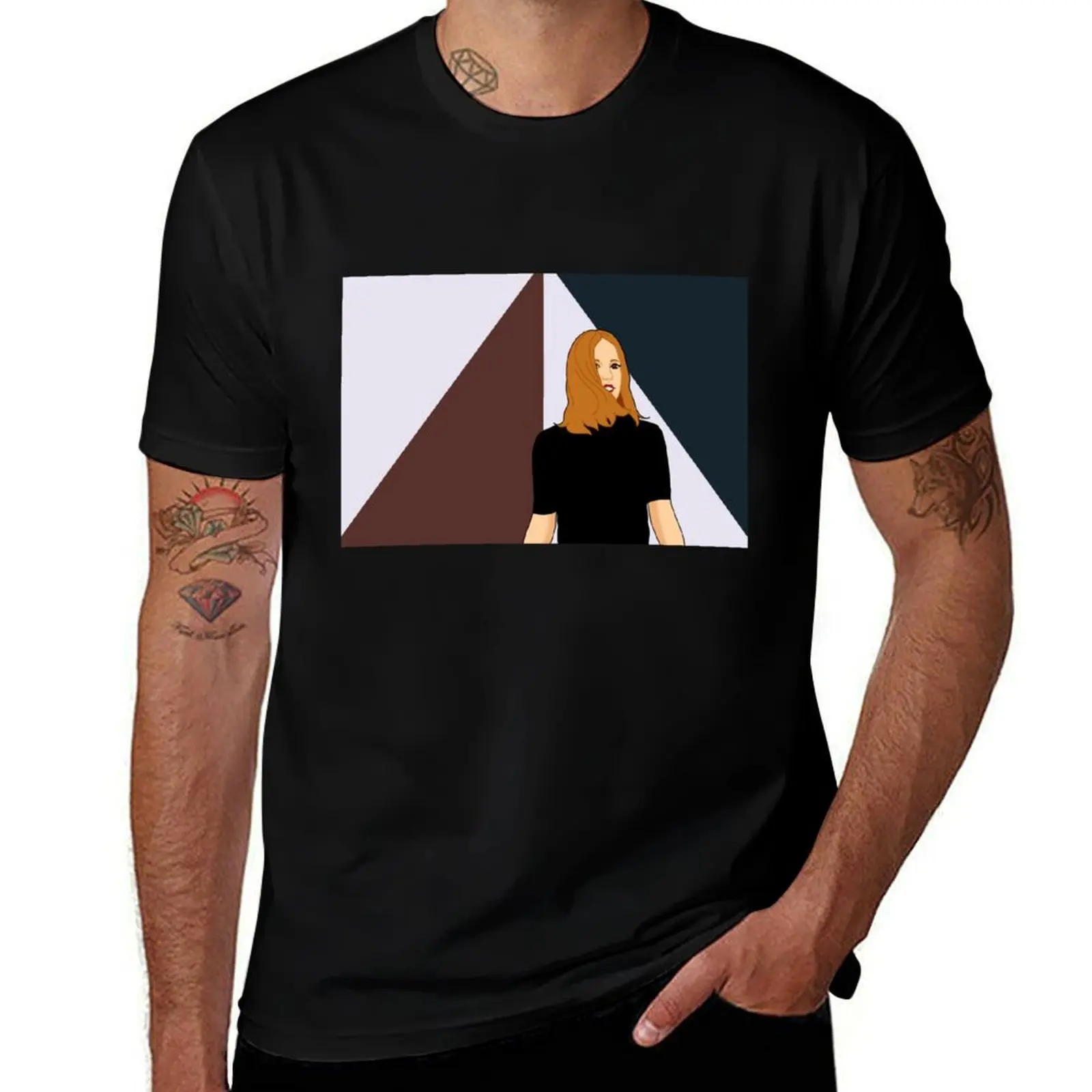 Anna Prior T-Shirt Heavy Duty Casual Work Tee T-Shirt