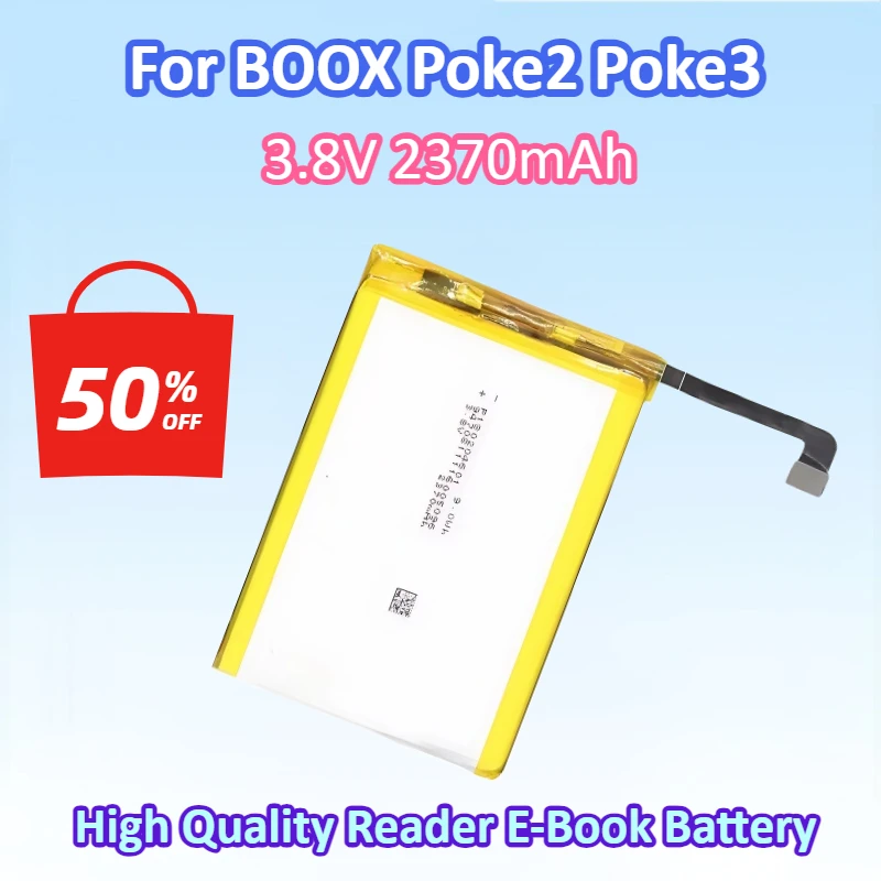 Newest CLP255875 3.8V 2370mAh Li-ion Battery for BOOX Poke 2 3 Poke2 Poke3 Onyx Bookcarta High Quality Reader E-Book Battery