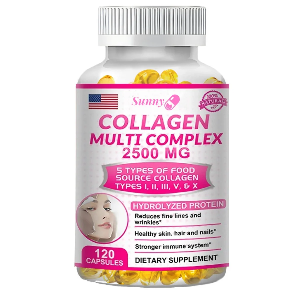 Hydrolyzed Collagen Supplement - for Healthy Hair and Skin, Antioxidant Dietary Supplement, Non-GMO