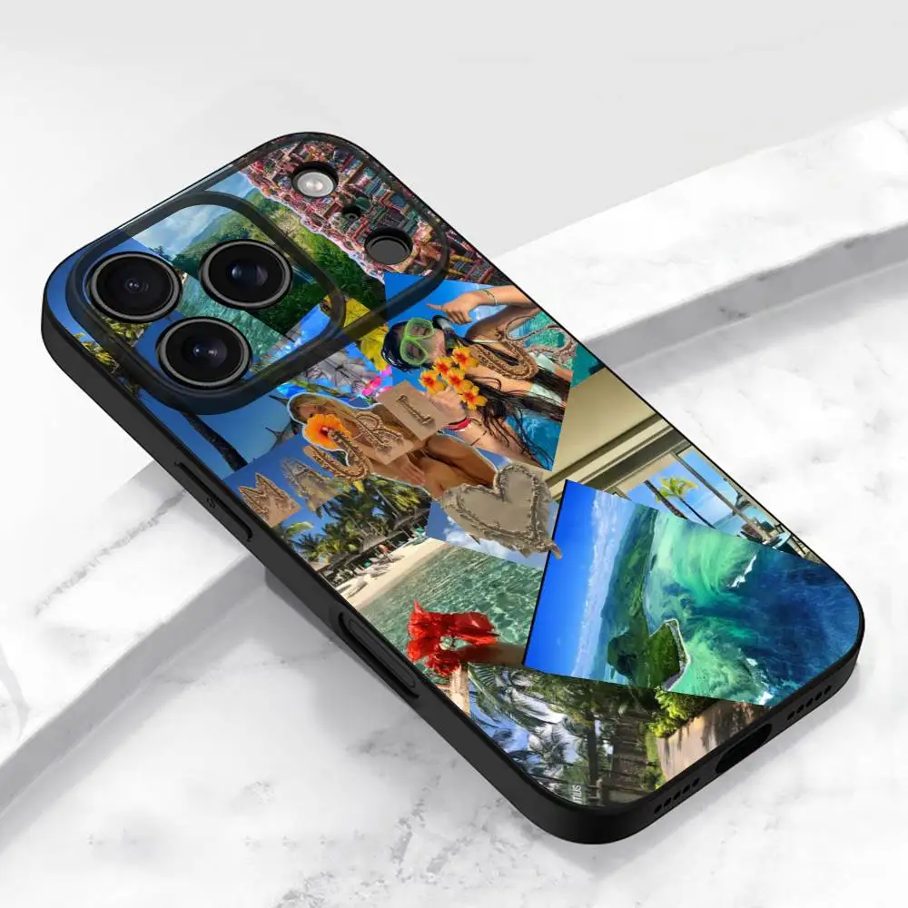 Coque de téléphone de voyage avec drapeau de passeport mauriceux, pour iPhone 17,16,15,14,13,12,11,Pro,Max,Plus,E,Air,Mini, housse de protection noire