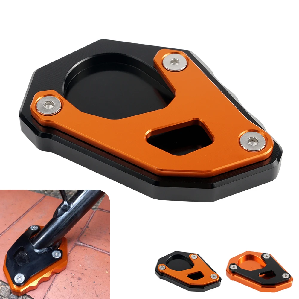 Motorcycle Foot Side Stand Enlarge Plate for KTM 690 Enduro R 690 SMC R 2019 2020 2021 690 SMCR Kickstand Extension Pad