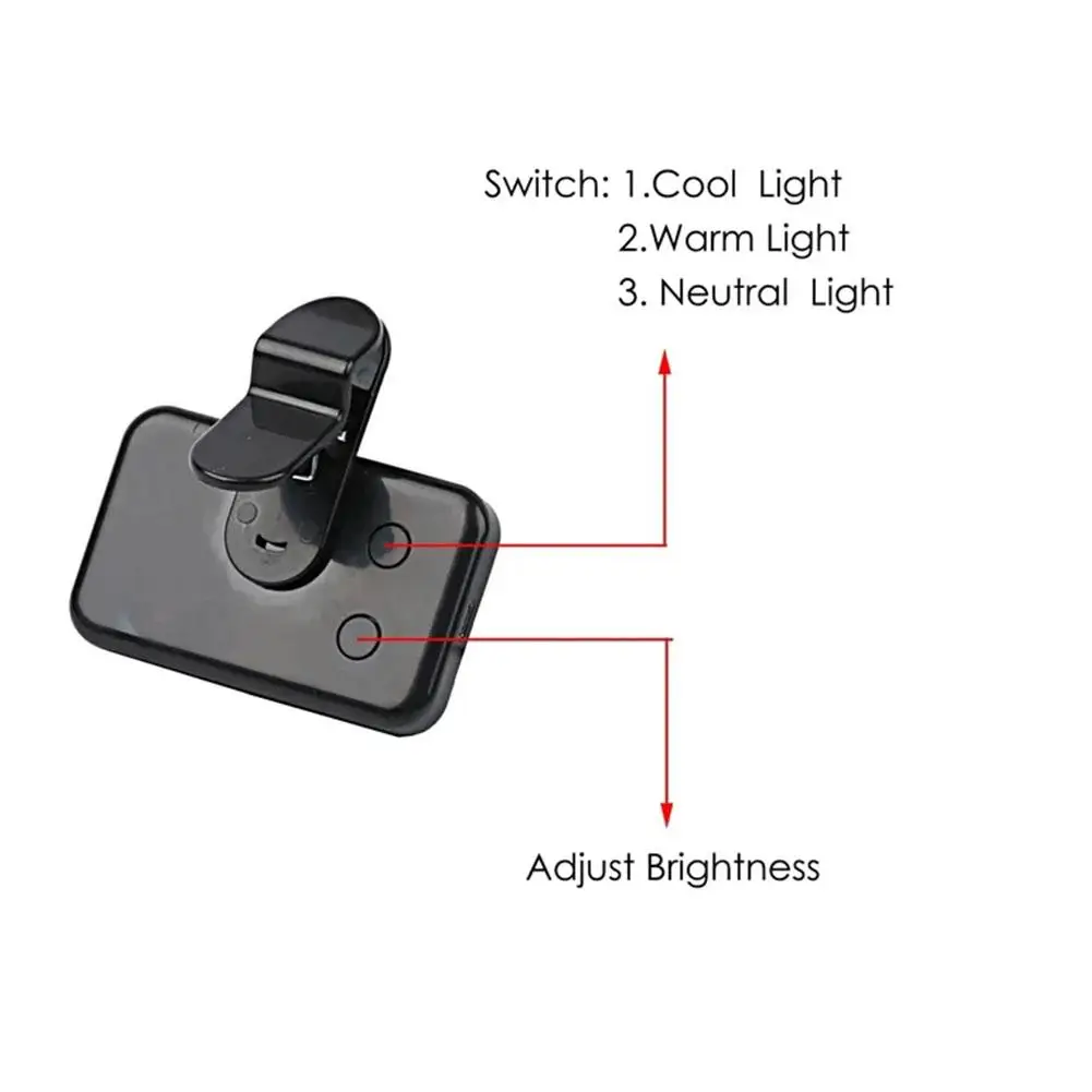 Multifuncional LED Selfie Light, videoconferência, computador Fill Light, transmissão ao vivo, telefone portátil, 1 conjunto