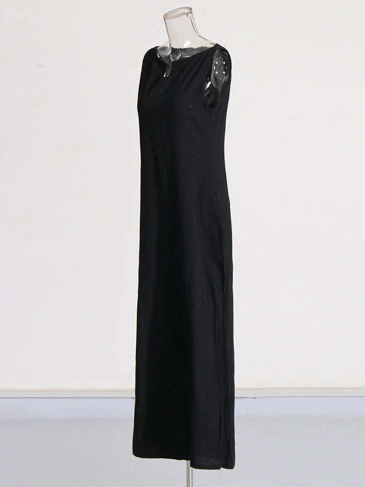 CHICEVER Loose Casual Jumpsuit For Women V Neck Sleeveless High Waist Solid Jumpsuits Female Clothes Summer Designer New Style
