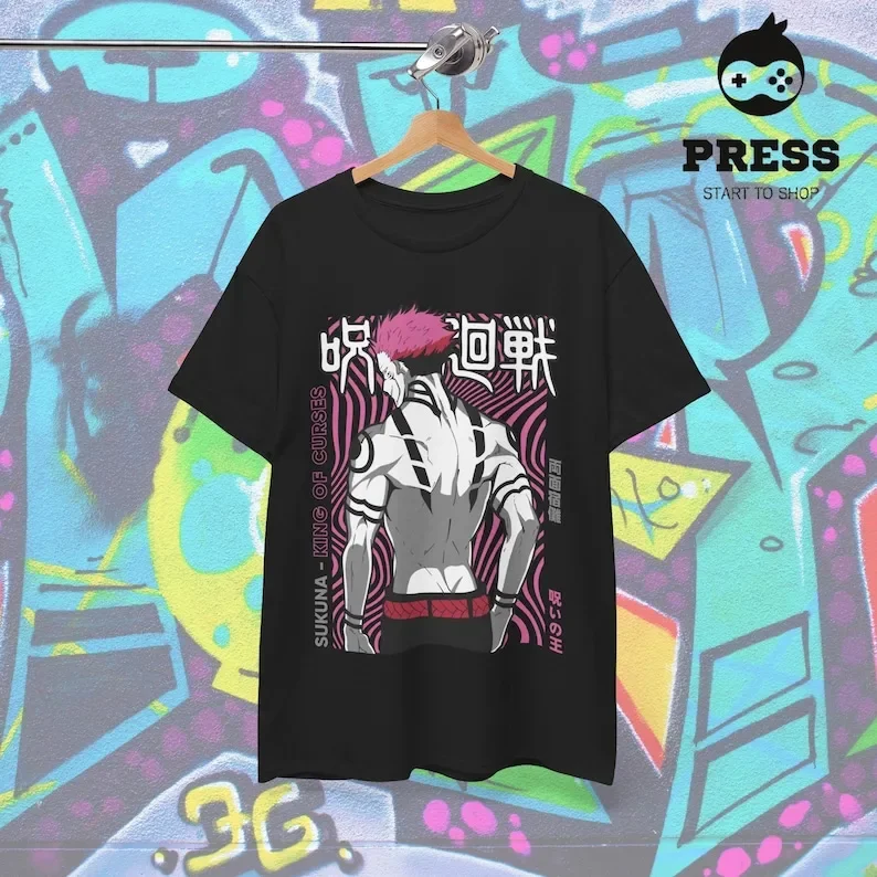 

Jujutsu Kaisen Sukuna Tshirt - King of Curses