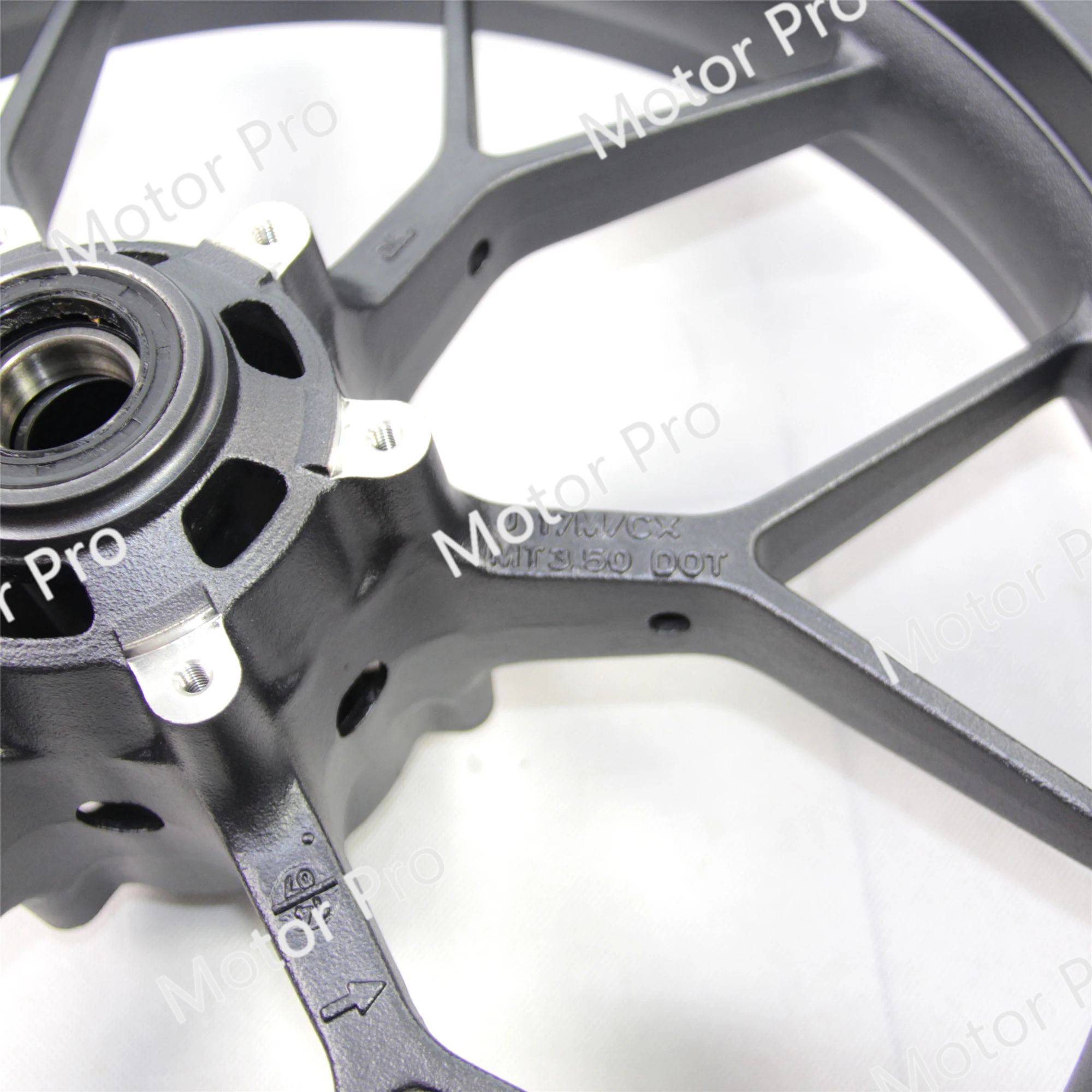 17 ''عجلة حافة لهوندا CBR1000RR SC59 2008 2009 2010 2011 2012 2013 2014 2015 2016 Fireblade CBR1000RR الجبهة الخلفية حافة الإطارات محور #4