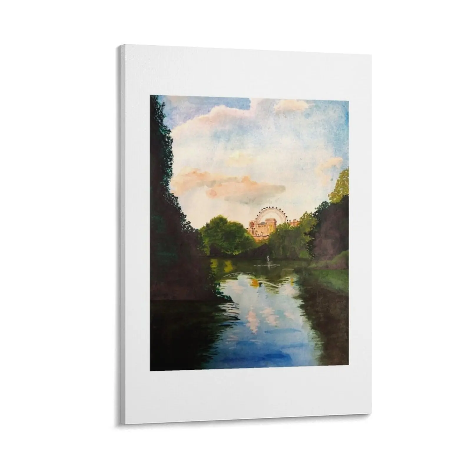 

St. James's Park Canvas Painting aesthetic room decor poster mural anime poster Decoration for bedroom