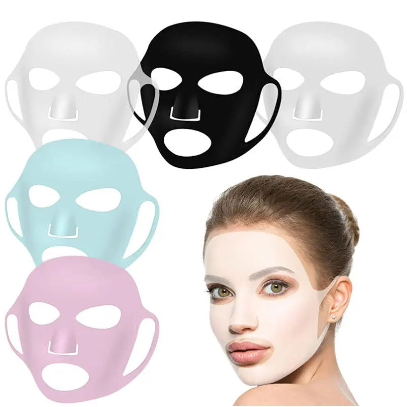 Hot Sale 3D Facial Mask Cover Reusable Ear Hanging Anti-aging Moisturizing Face Shield Double Absorption Anti Evaporation Mask