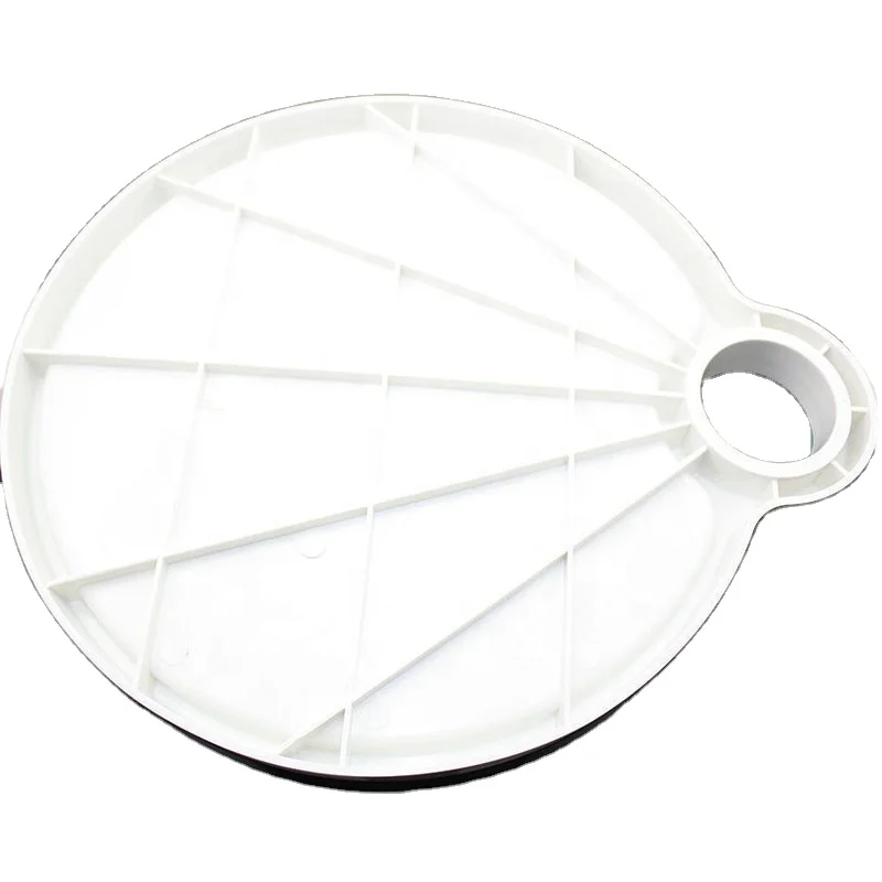 1 Pcs Pole Post Mount Utility Access Curved Shelf Tray Table White Round Plate for Lab Chair. Lab Best Tool