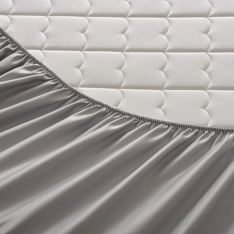 WASART Thicken quilted mattress protector cover couple luxury double bed elastic fitted sheet style protection pad king size 150