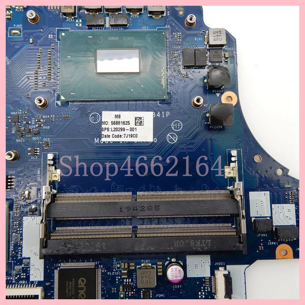 Imagem -03 - Laptop Motherboard para hp Pavilion Gaming Gpu Mainboard 100 Testado ok Cpu I58300h Gtx1050-v4g 15-cx La-f841p