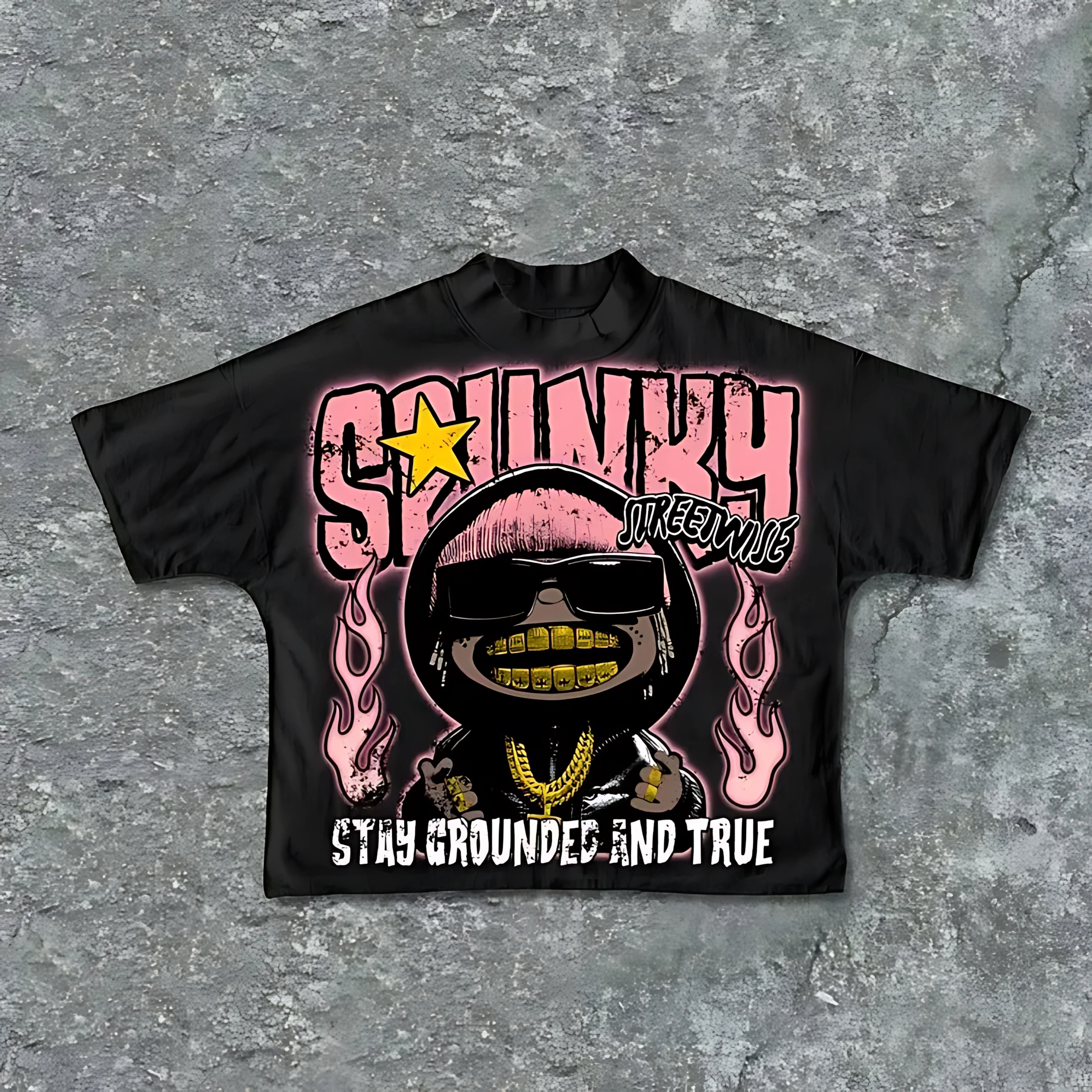 

The new men's T-shirt for the summer of 2025 is breathable lightweight casual and features 3D printed roller skating