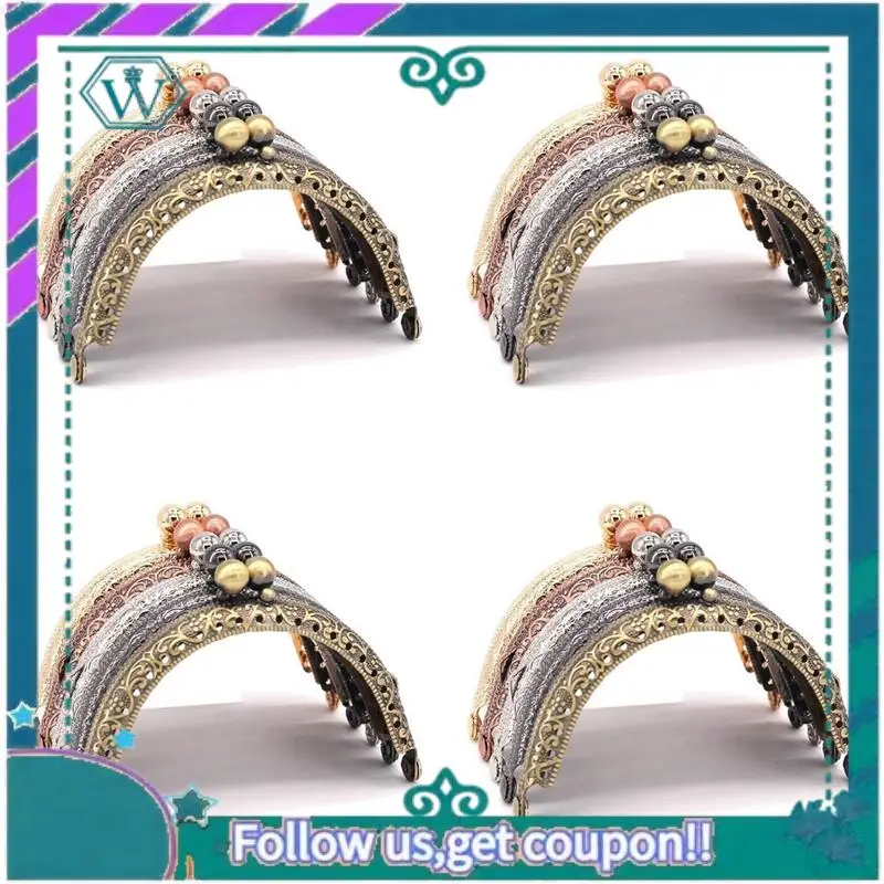 

A09P 20-Piece Metal Wallet Frame Kiss Clasp Lock DIY Coin Bag Hand Sewing Craftsmanship,3.3 Inch/8.5Cm