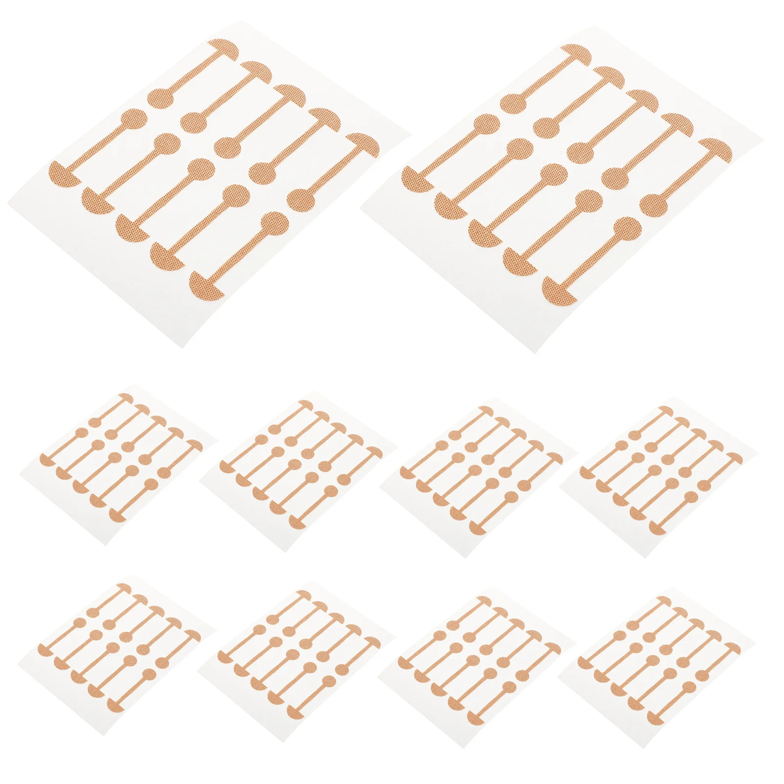 10 قطعة رقعة أنف مرنة لتشكيل الأنف جناح مريح لشريط الأنف يقلل من أنفوا واسعة للبالغين بقع تشكيل مرنة #2