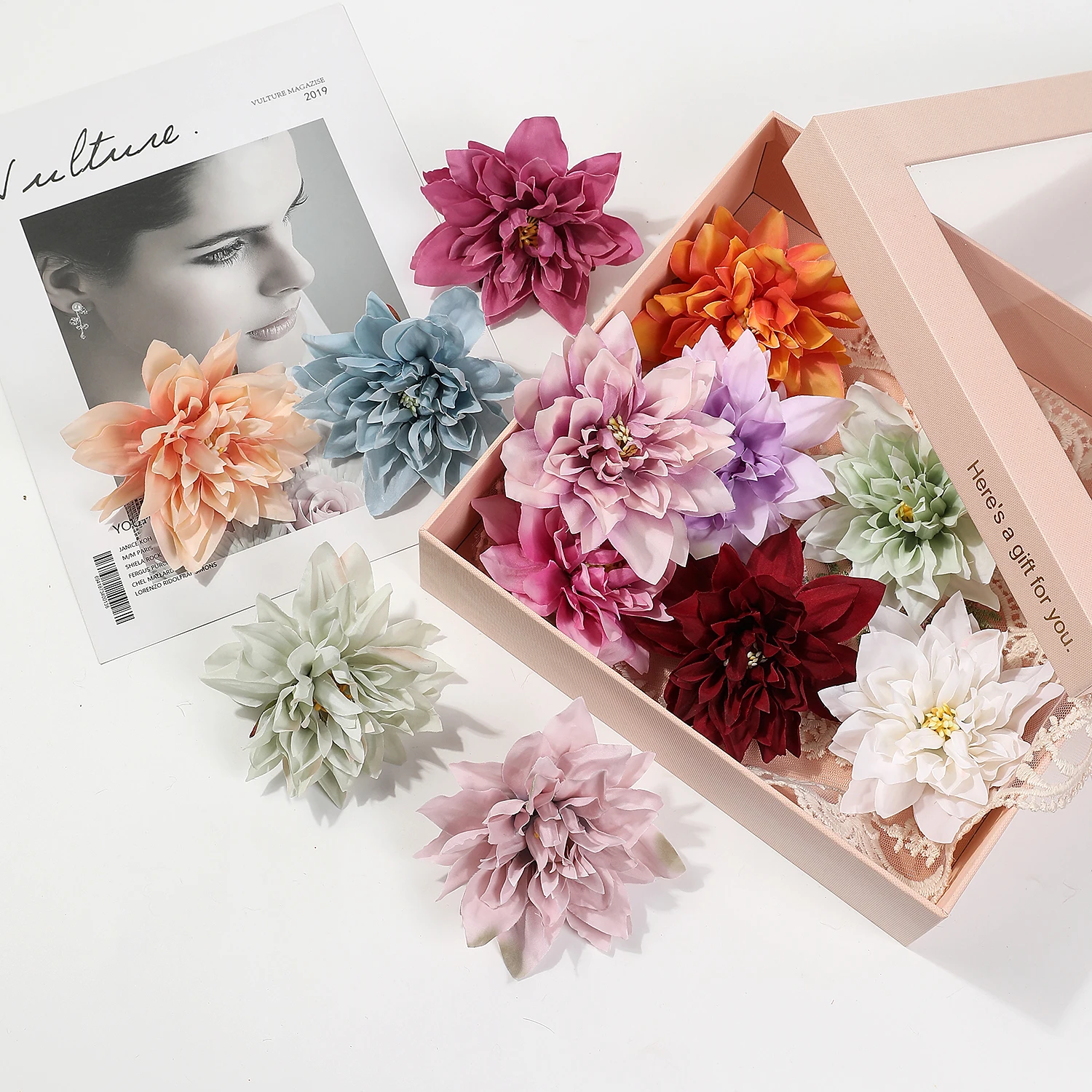 5/10 Stücke 10 cm Künstliche Pfingstrose Blumen Köpfe Pflanzen Gefälschte Blume Wände Party Weihnachten Home Decor Fotografie Hochzeit Dekoration – Detail 7