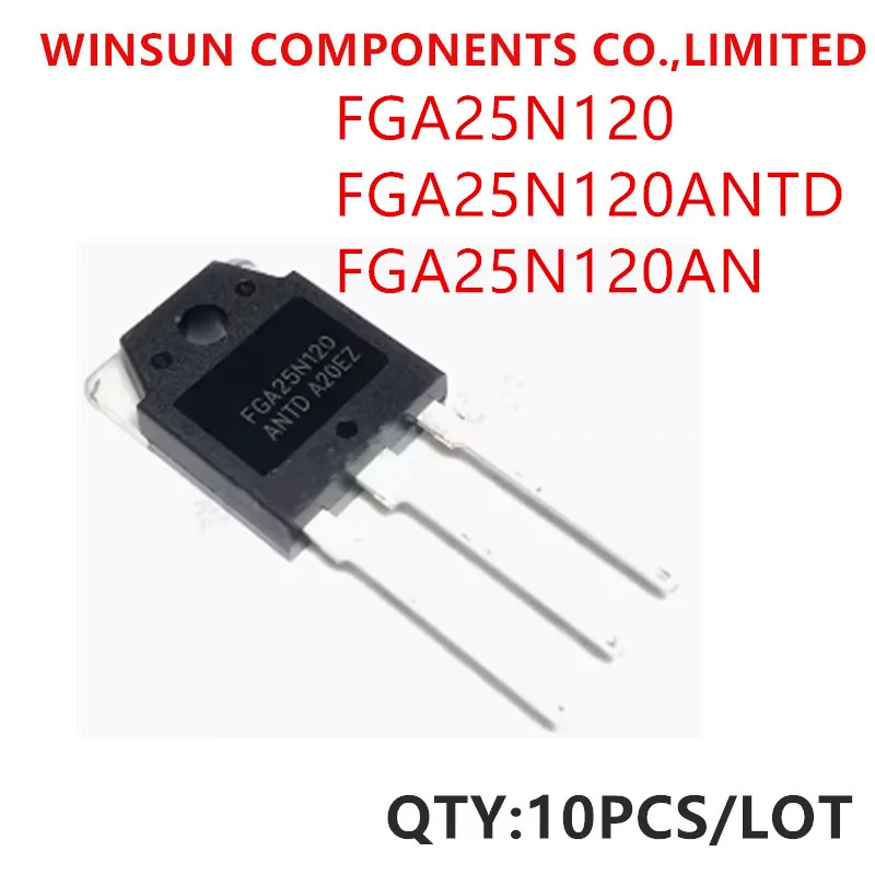 

100% new imported original FGA25N120 FGA25N120ANTD FGA25N120AN TO-247 cooker IGBT power tube 1200V 25A