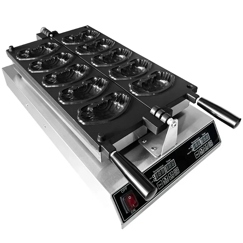 Mini Waffle Maker Machine - 【Heißer Verkauf】Mini-Krabbenwaffeleisen 110V/220V Elektrische Dorayaki-Pfannkuchenmaschine Antihaft-Takoyaki-Backgerät