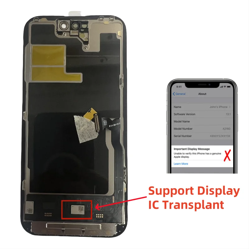 For iPhone 14 Pro Max Screen For iPhone 14 14Plus 14Pro LCD Display Touch Digitizer Assembly Soft Hard OLED Incell Repair Parts