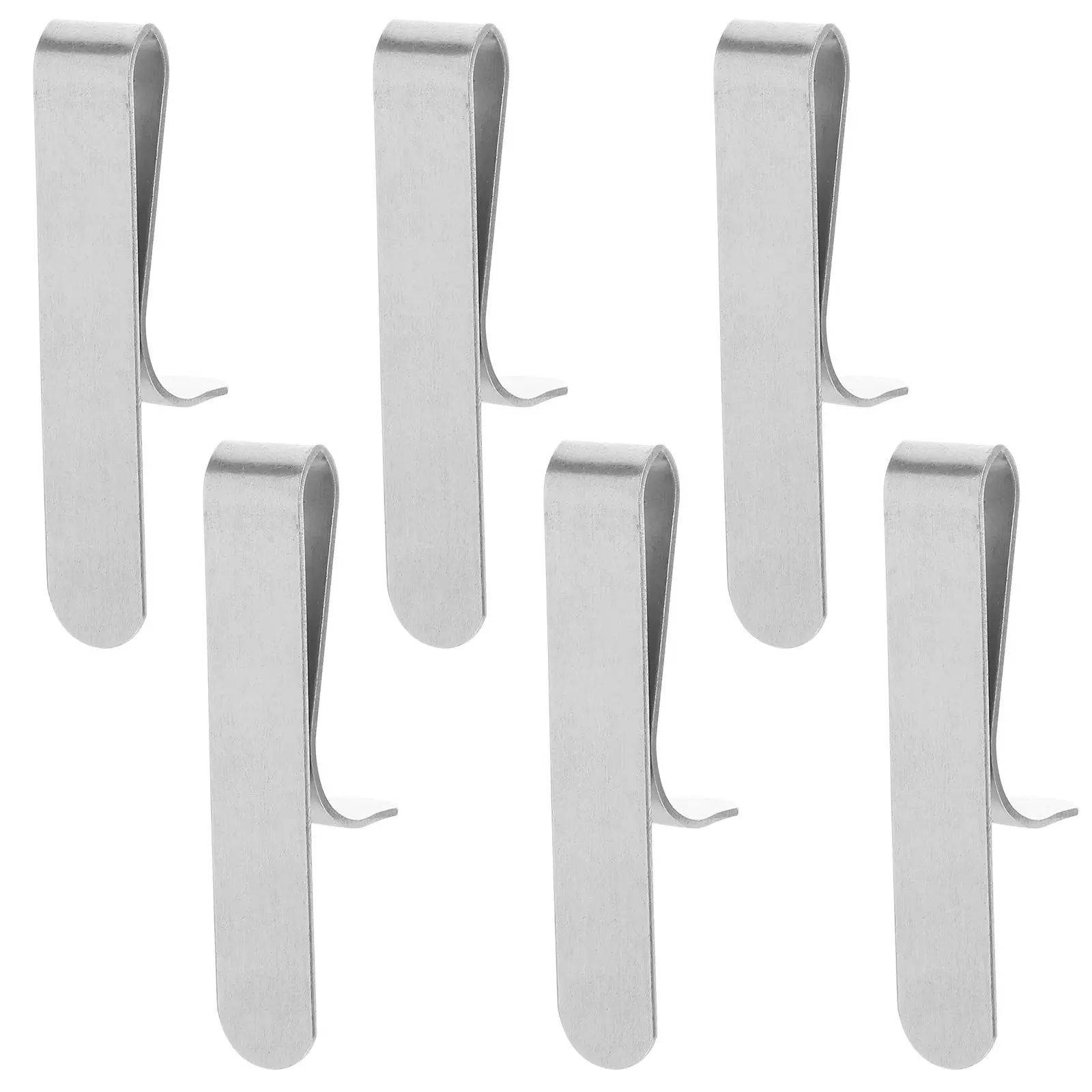 

6 Pcs Cake Ring Clips Stainless Steel Molds Baking Tools Dessert Accessories Fixing Rings Silver Color Easy Use Kitchen