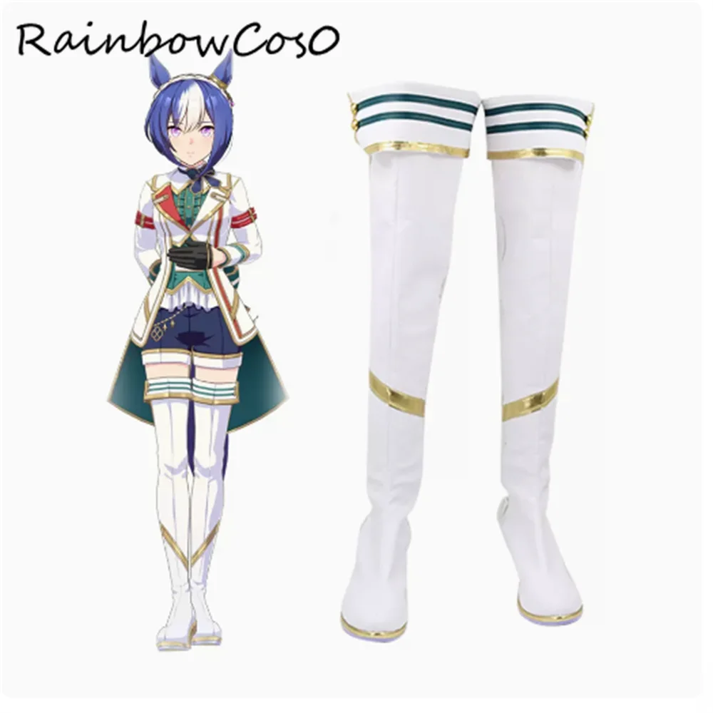 

Ботинки для косплея Cesario Umamusume Pretty Derby, аниме, Хэллоуин, RainbowCos0 W4244