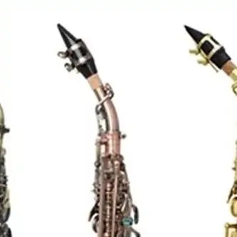 

SLADE Soprano Saxophone B Flat Brass Sax Professional Saxophone With Parts Case Reeds Mouthpiece Strap Gloves Cleaning Cloth Sax