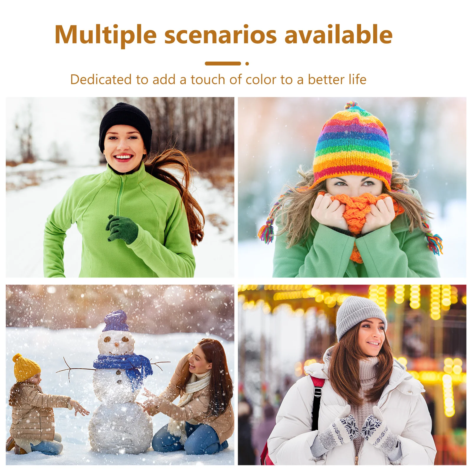 

1pcs 1 Pair Women Driving Touchscreen Biking Wedding Warm Mittens Winter Knitted Gloves Delicate Gloves Festival Use