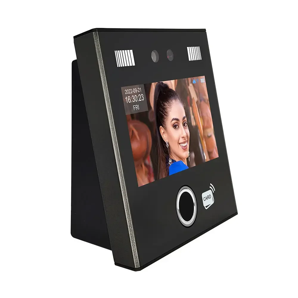 007 001 Wholesale Cheap 4 Core 1.2G Backup Battery Built-in Biometric  Attendance Clock Machine