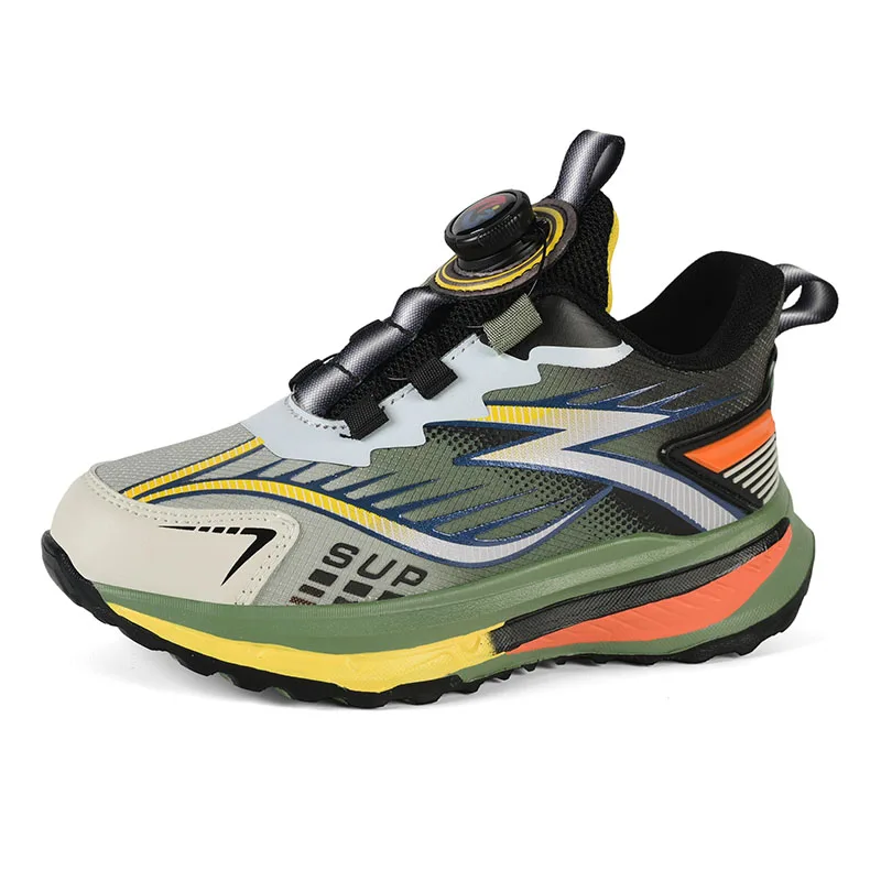 

Boys Sports Shoes Mesh Breathable Comfortable Cushion Kids Casual Shoes 2025 New Styles Luxury Design Running Childrens Sneakers