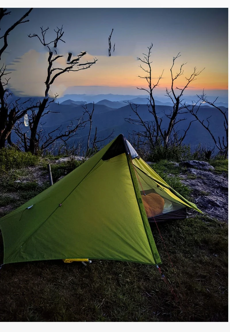 3F UL Gear 2026 Lanshan 1P Zelt Outdoor Camping 15D SilNylon Zelt Ultraleicht 760g Wasserdichtes Stangenloses Zelt für Trekking und Backpacking – Detail 14