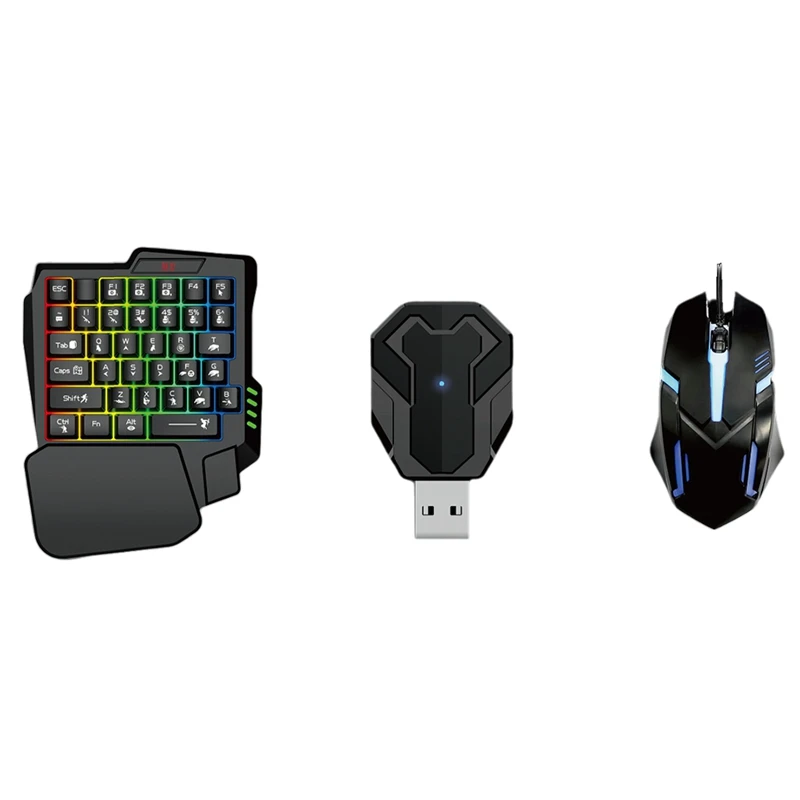 

ABTO-NEW M1-Mini Keyboard & Mouse Converter V 5.2 Gaming Mouse & Keyboard Adapter Converter Automatic Pressing