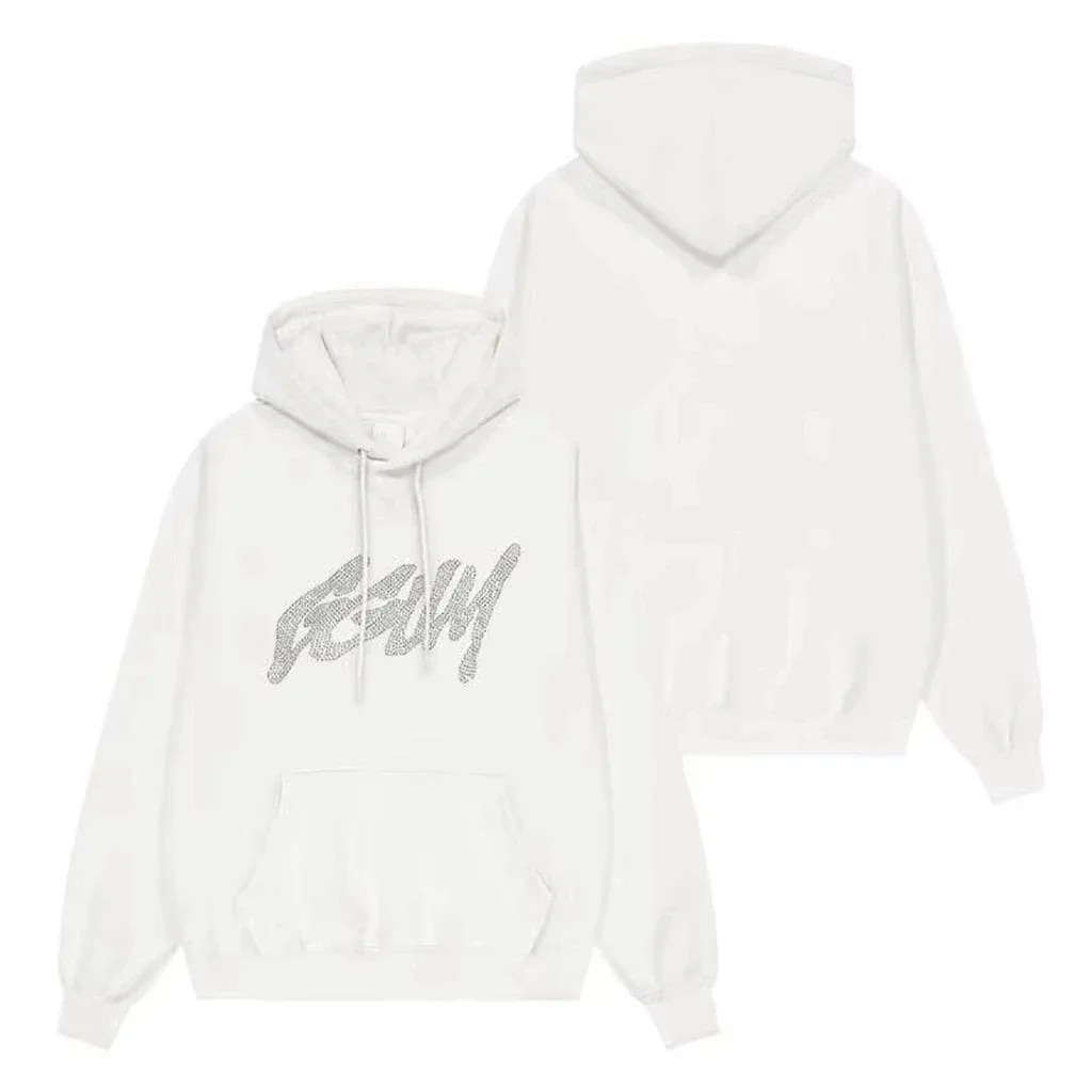 KPOP ins 2026 neuer STIL YEONJUN GGUM Print Kapuzenpullover für Damen, Lost in Space Hoodie, Rundhals, lockerer, WARMER Pullover, OVERSIZE-KLEIDUNG – Detail 14