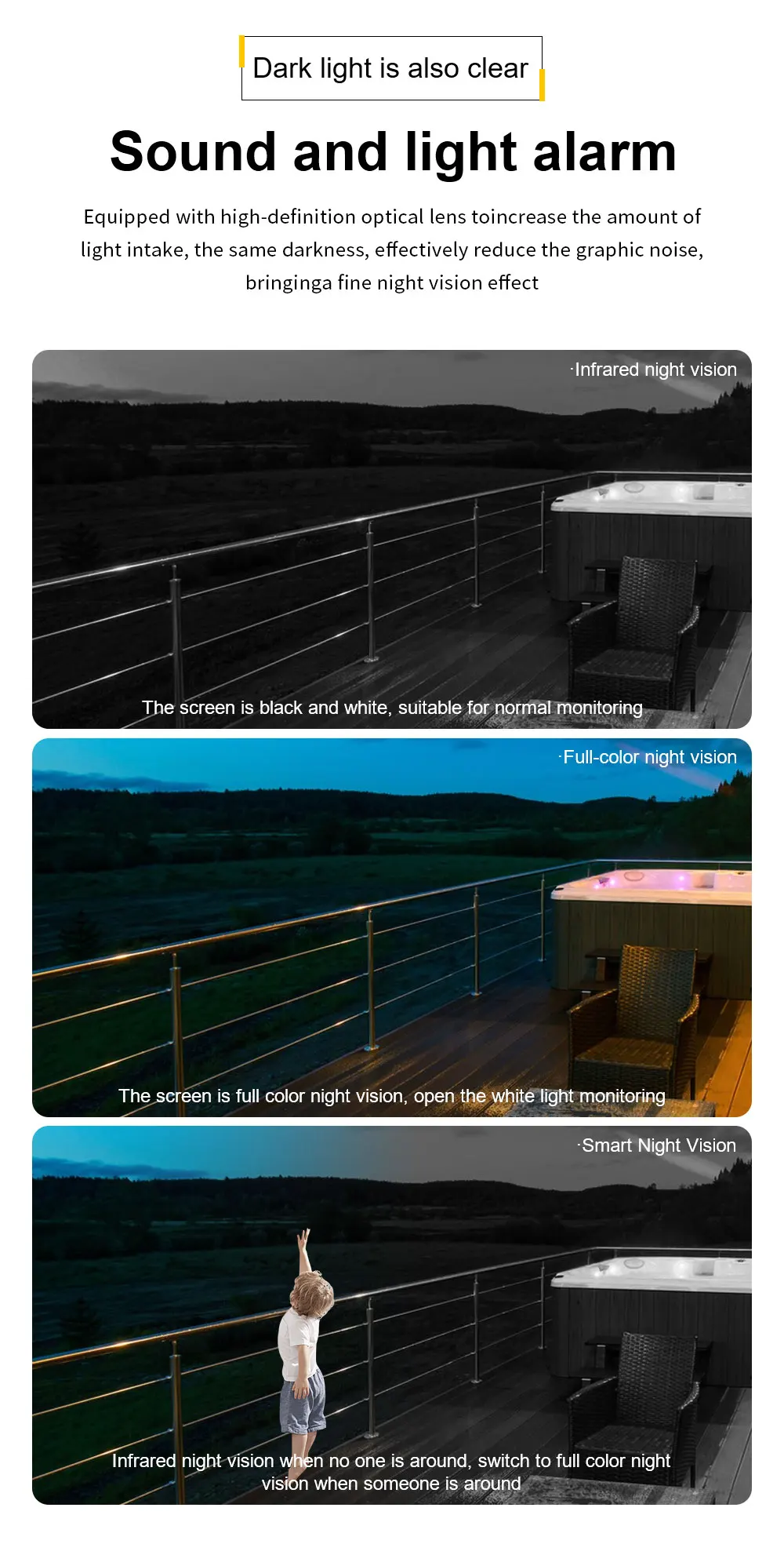 4K 8MP SP20 PTZ WLAN-Smartkamera für den Außenbereich, HD-Hemisphären-Panorama-IP-Kamera mit automatischer Verfolgung und bidirektionaler Gegensprechanlage – Detail 6