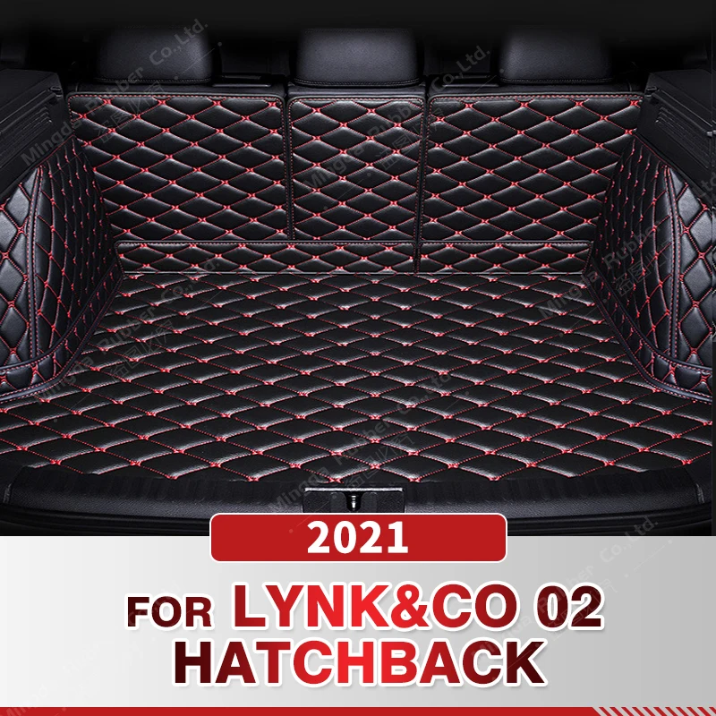 

Auto Full Coverage Trunk Mat For LYNK&CO 02 Hatchback 2021 Car Boot Cover Pad Cargo Liner Interior Protector Accessories