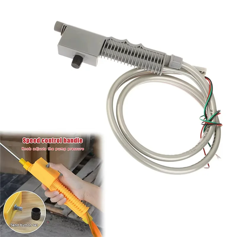 معظم خط مزدوج أنبوب خرطوم الكهربائية Sprayertube مقبض مفتاح الطاقة خط التحكم منفذ الأنابيب مقبض التبديل لون عشوائي 1 قطعة B