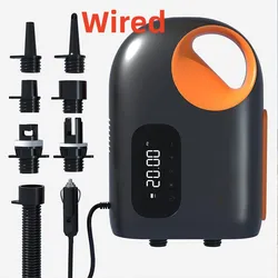 20 PSI Protable Air Pump Inflatable DC Sup Pump Electric Inflation Pump Deflatable Air Inflator for Surfing Paddle Board Boat