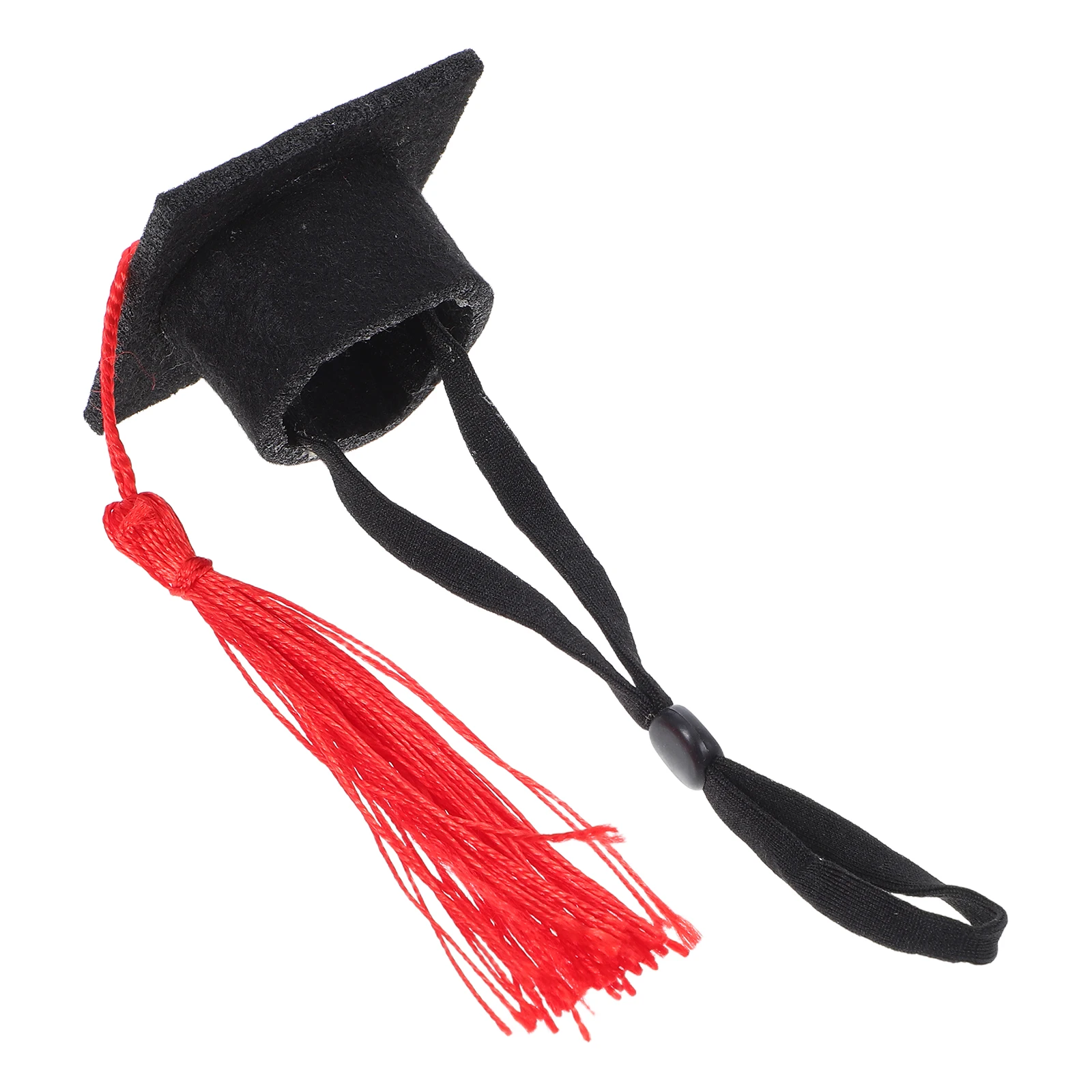 

Hamster Hat Graduation Cap Decoration Cute Cat Hats Canvas Animal Mini Stuffed