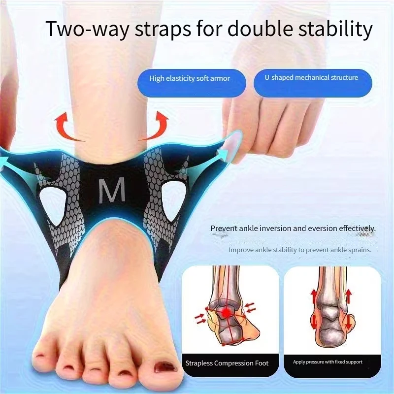 Ankle Support Brace–Sports Ankle Guard for Sprain Prevention Stabilization;Suitable for Running,Soccer,Ankle Joint Protection