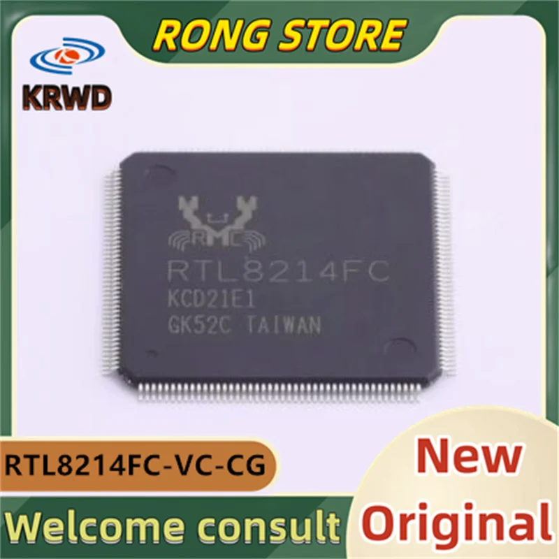 

(5PCS) RTL8214FC New and Original Chip IC RTL8214FC-VC-CG RTL8214FC-VC RTL8214 TQFP176