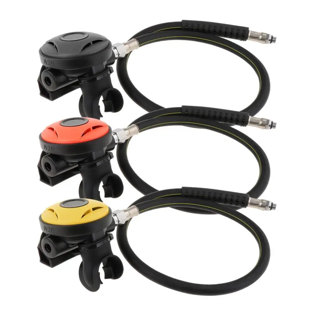 Scuba Diving Second Stage Regulator with Hose Breath Adjuster Dive Accessory for Diving Snorkeling Diver Underwater Supplies