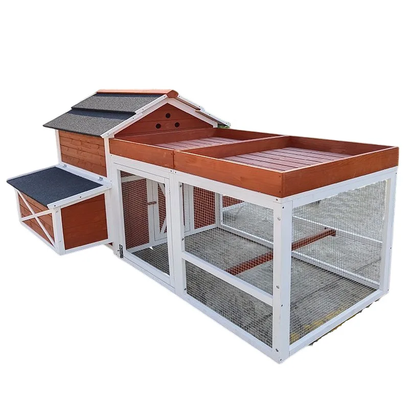 

Outdoor solid wood chicken cage Household chicken and duck house Outdoor chicken nest Rainproof rabbit nest