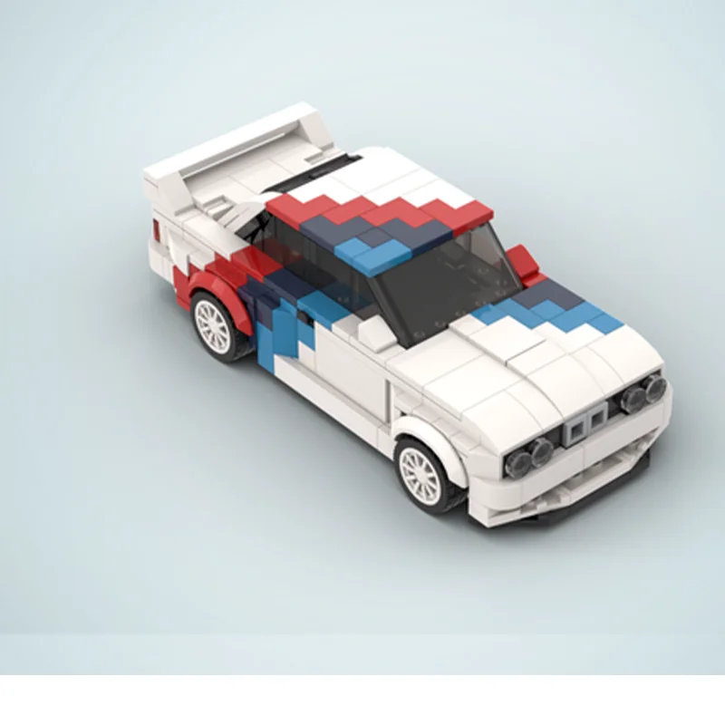 456PCSMOC car model speed champion M3 DTM super sports car DIY creative puzzle assembly building blocks gift