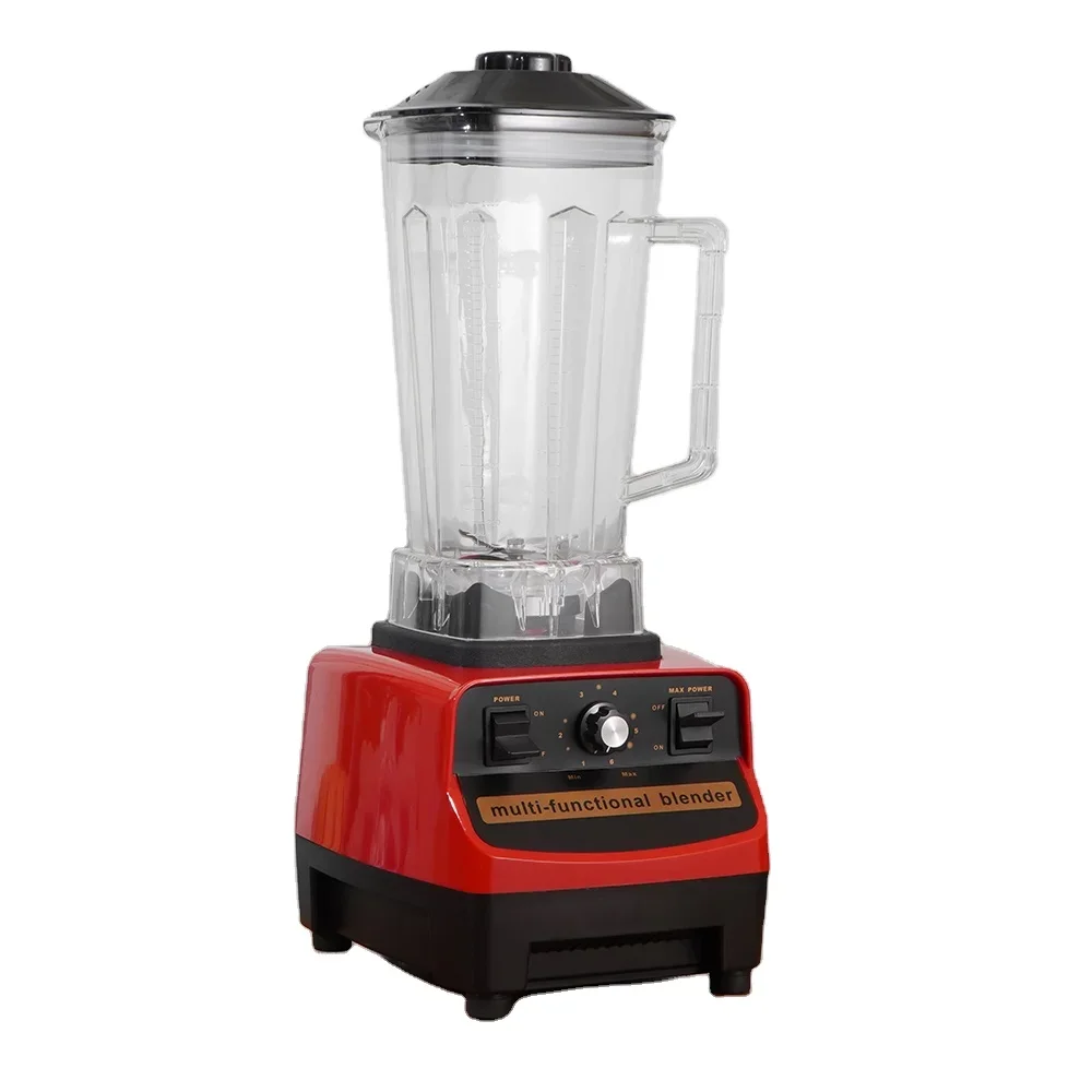 Zilong 100% 순동 하이 퀄리티 다기능 상업용 블렌더 기계, 스테인레스 스틸 블레이드 6 개, 스무디 믹서기