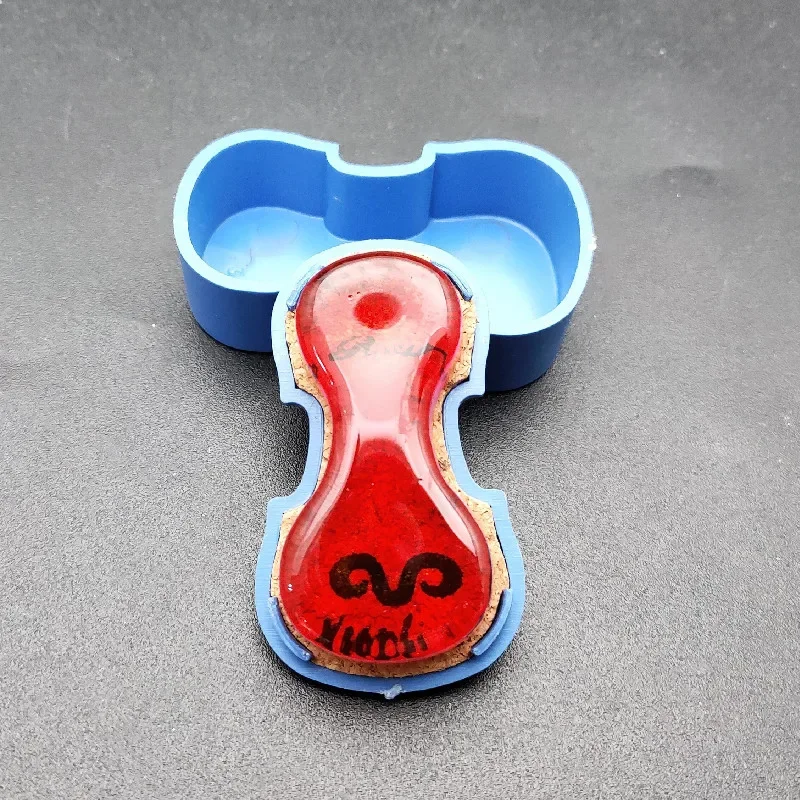 

10PC Good Quality Violin Viola Cello Rosin Violin Shape with Plastic Box Blue/Green/Black