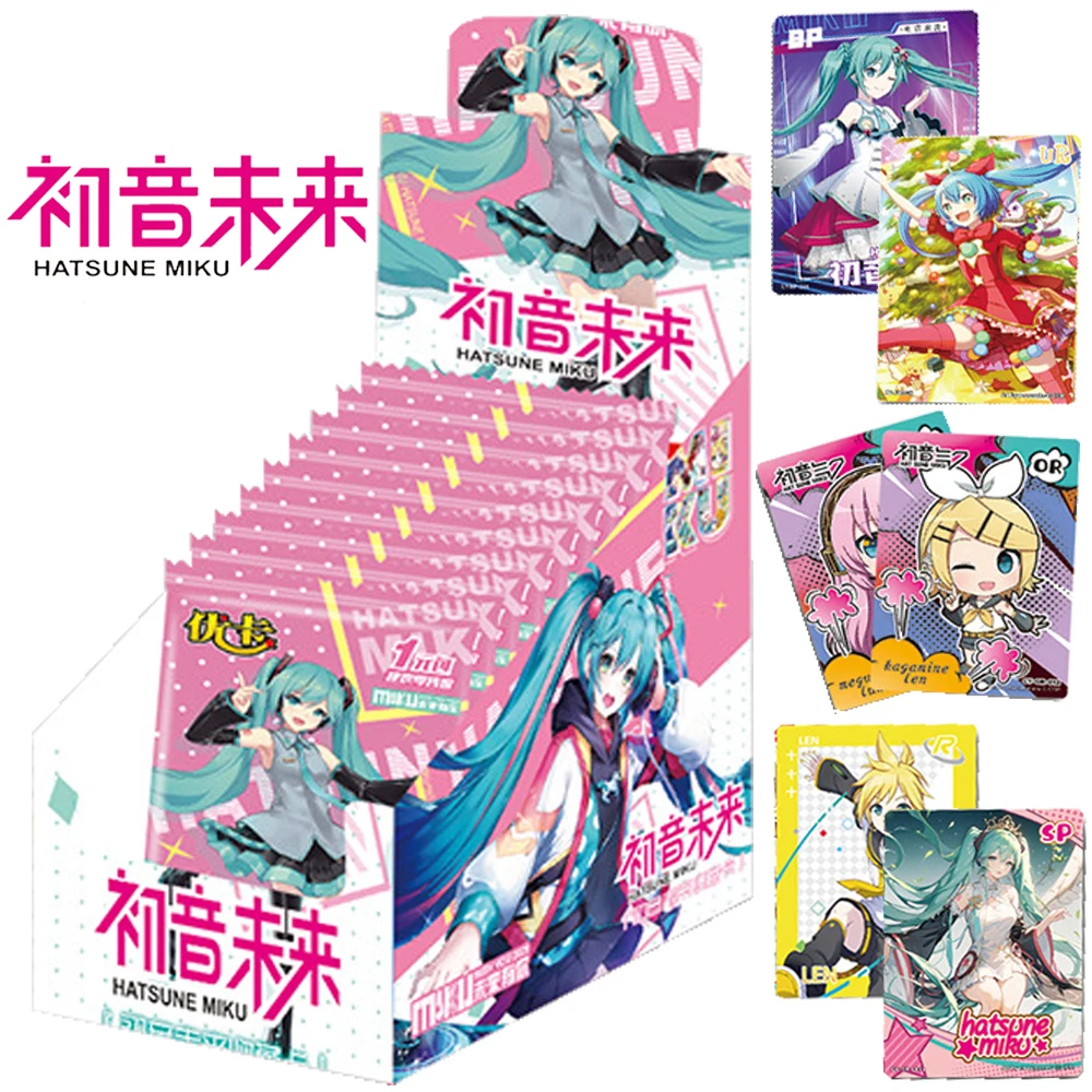 Wholesale Hatsune Miku Card For Children Charming Idol Singer Popular Virtual Girl Rare Limited Game Collection Card Table Toys