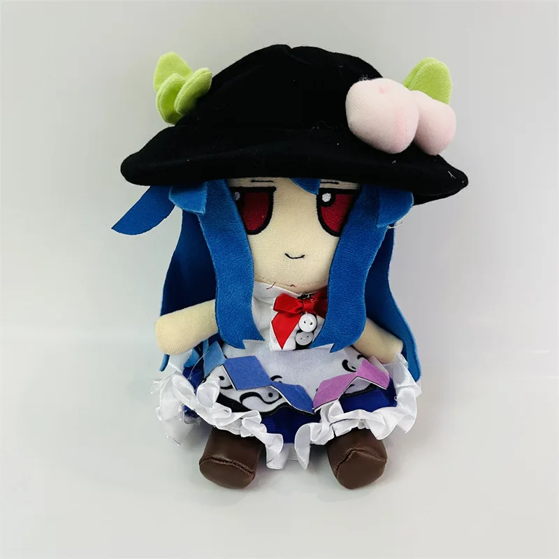 

COYOUNG Store Anime TouHou Project Cosplay Hinanawi Tenshi Fumo 18cm Cute Cartoon Plush Doll Toy Birthday Present Gifts