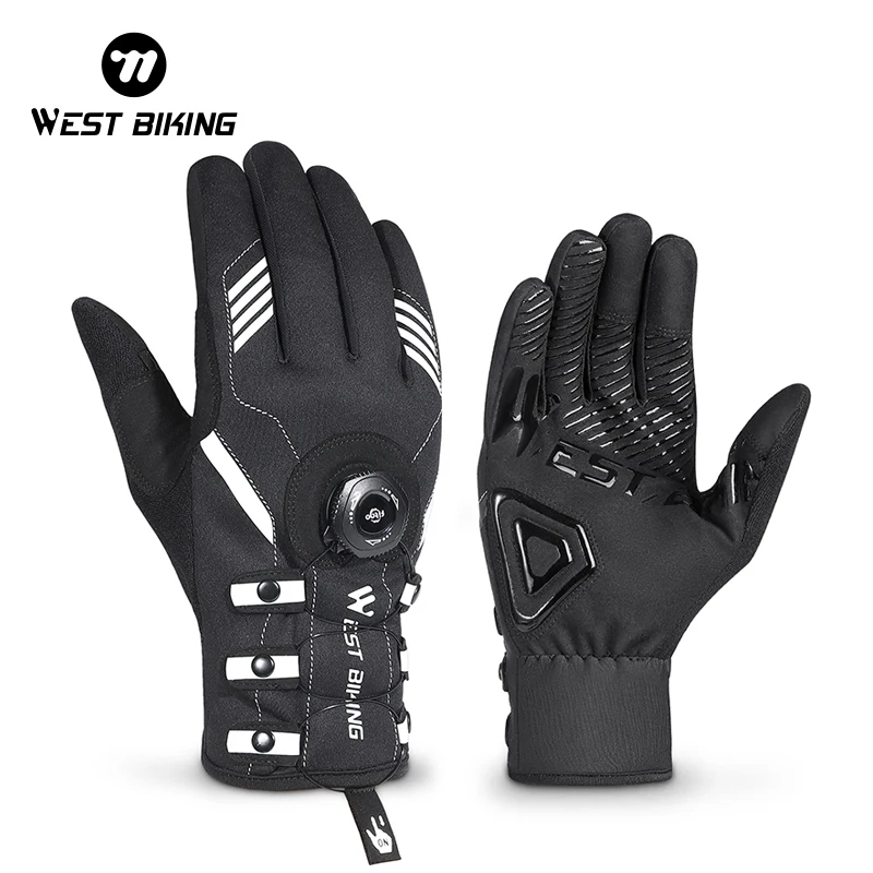 

WEST BIKING Full Finger Bike Gloves Touch Screen MTB Motocross BMX Off Road Motorcycle Cycling Gloves Top Quality Gloves