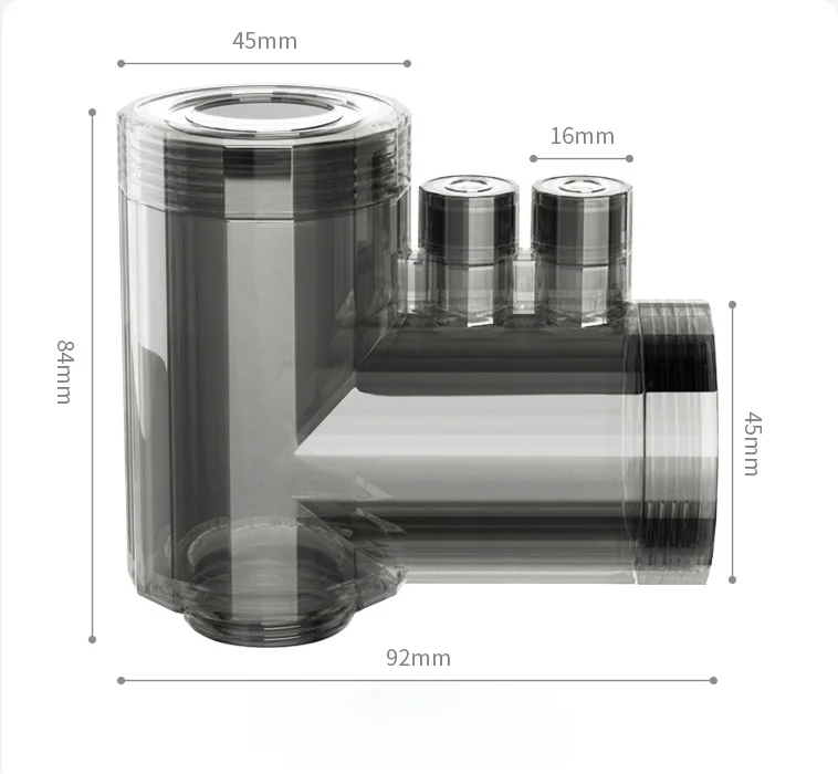50mm ABS Drain Pipe with Anti Sink Design German Style Connector for Basin Sink Dishwasher Water Purifier Garbage Disposal