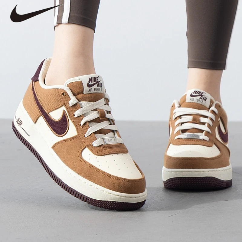 Zapatillas Nike Air Force 1 LV8 3 GS, zapatillas informales de lona con suela de aire y diseño de Doodle para jóvenes FN4731-200