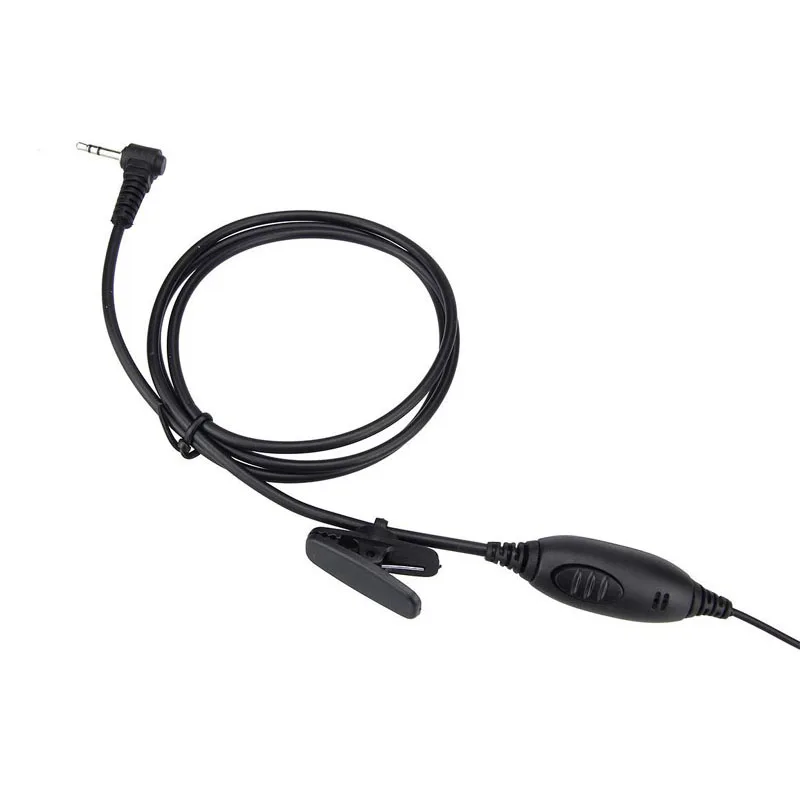 1-контактный 2,5 мм G-образный ушной крючок, наушник с микрофоном PTT для Motorola Talkabout T200 T260 T600 T6200C MH230R MR350R Walkie Talkie